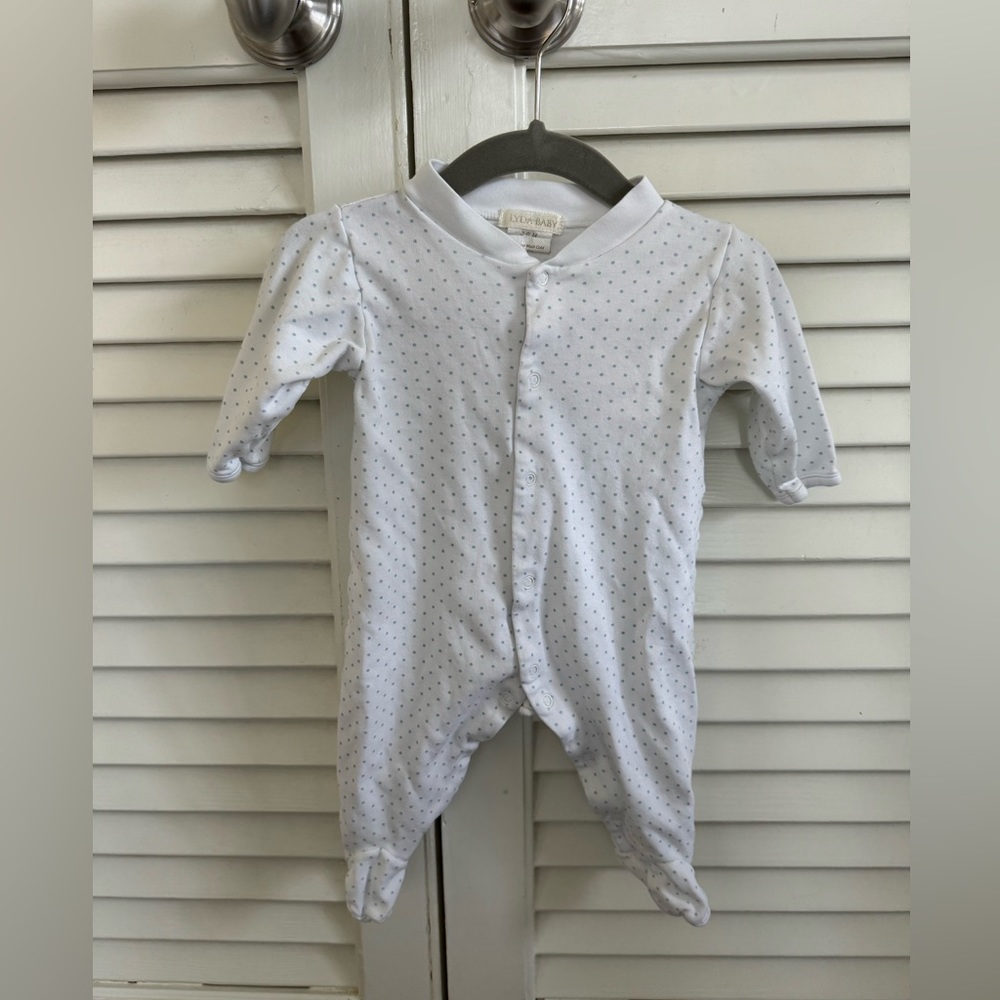 Lyda Baby Blue Dot Sleeper